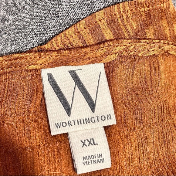 XXL Worthington Short Sleeve Blouse - Picture 8 of 8